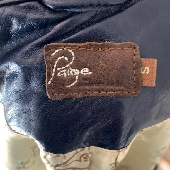 PAIGE leather denim jacket - Picture 7 of 7